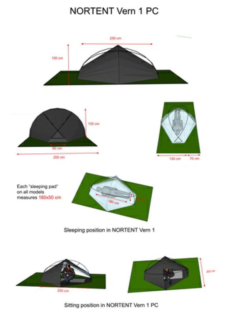 新品未使用　日本正規品　NORTENT　ノルテント Vern1 PC Amazon.co.jp: ノルテント ヴァーン1 PC テント NORTENT Vern1 PC